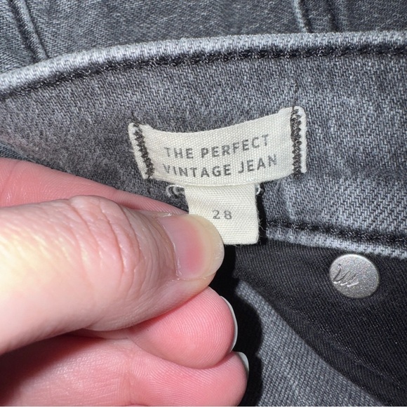 Madewell Black The Perfect Vintage Jean - Picture 7 of 14